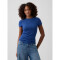 FRCH SS MOD 2X2 LOGO TEE BLUE TRACK