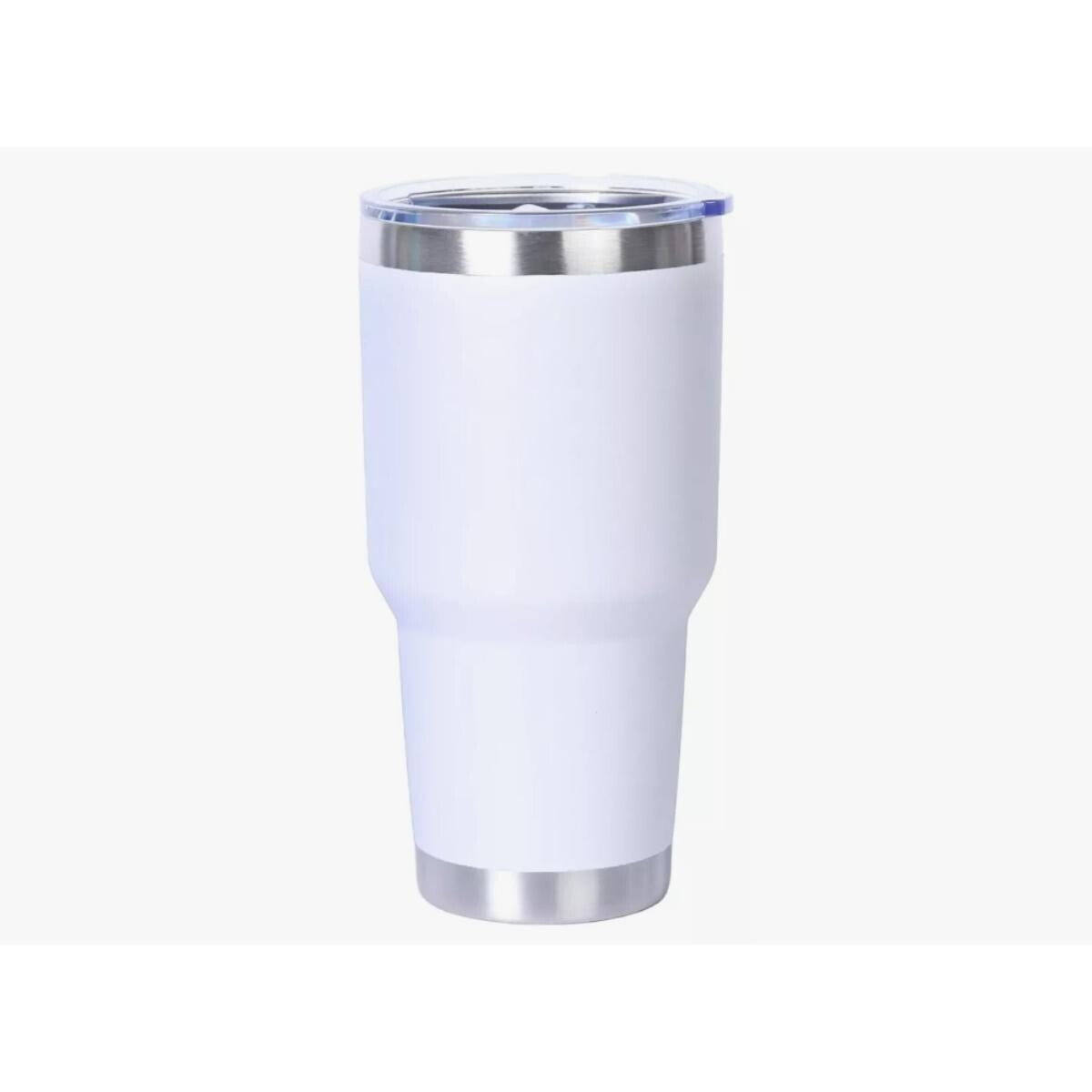 Vaso Térmico Grande 900ml Inox Doble Pared Tapa Hermética - Variante Color Blanco 