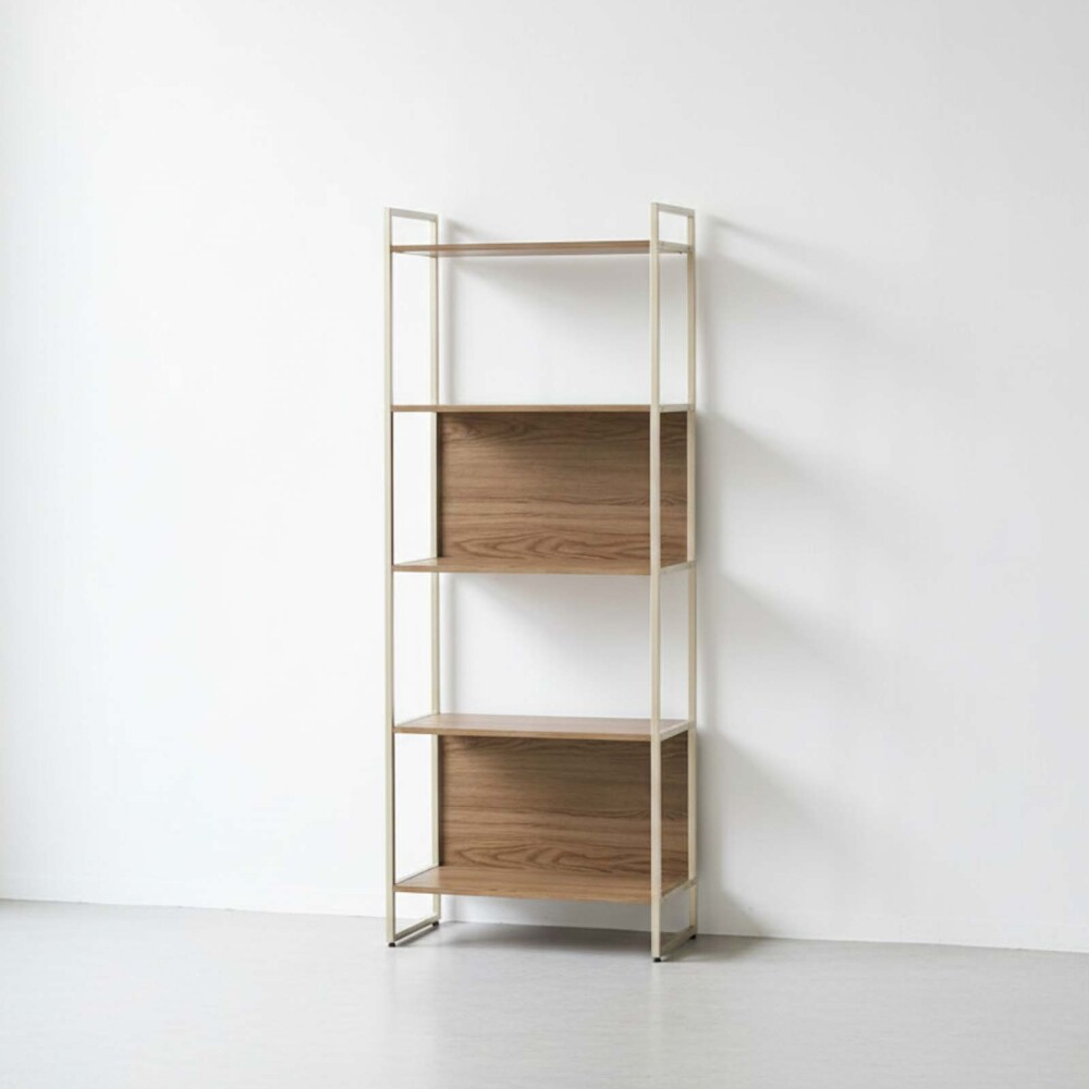 BIBLIOTECA MDF-Y-METAL VOSS