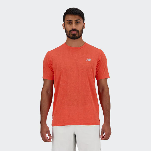 Remera New Balance Athletics Run Rojo
