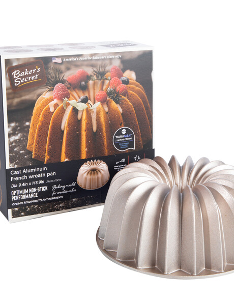 MOLDE TUBULAR P/TORTAS ALUMINIO D24x11CM FRENCH MOLDE TUBULAR P/TORTAS ALUMINIO D24x11CM FRENCH