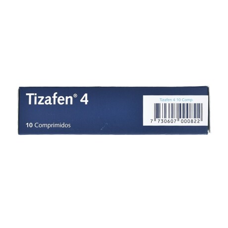 Tizafen 4 mg 10 Comprimidos Tizafen 4 mg 10 Comprimidos