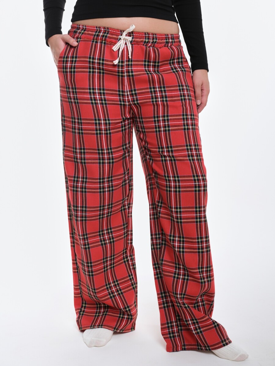 Pantalón Escoces - Rojo 