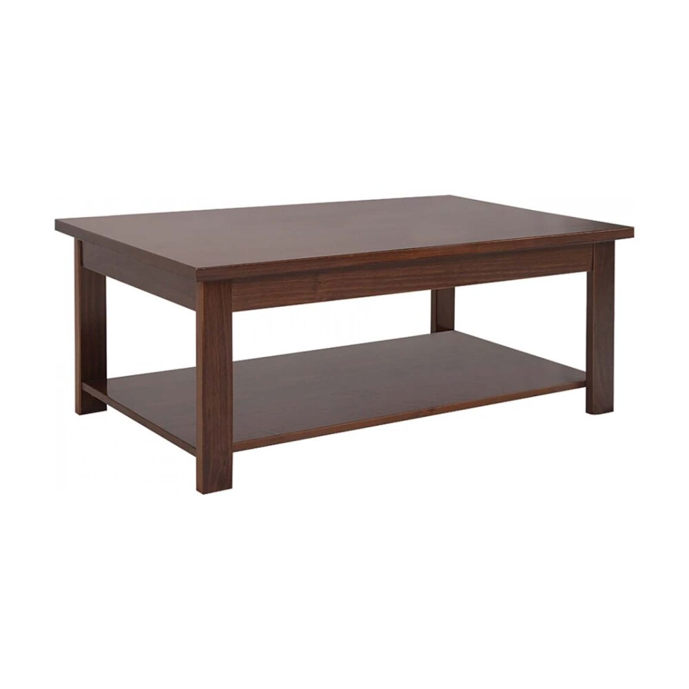 MESA RATONA CENTRAL PINO MARRON AGATA NOGAL