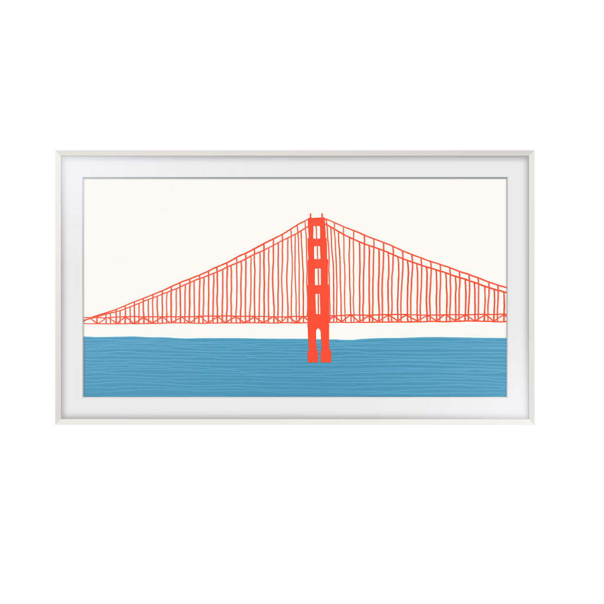 Bisel de marco para QLED 55" The Frame - White 