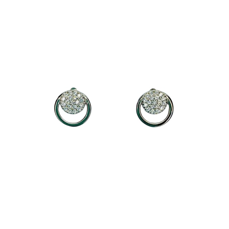 CARAVANA PLATA CIRCULO CON CIRCULO Y CIRCONIAS L2dslf-01696-c-x3