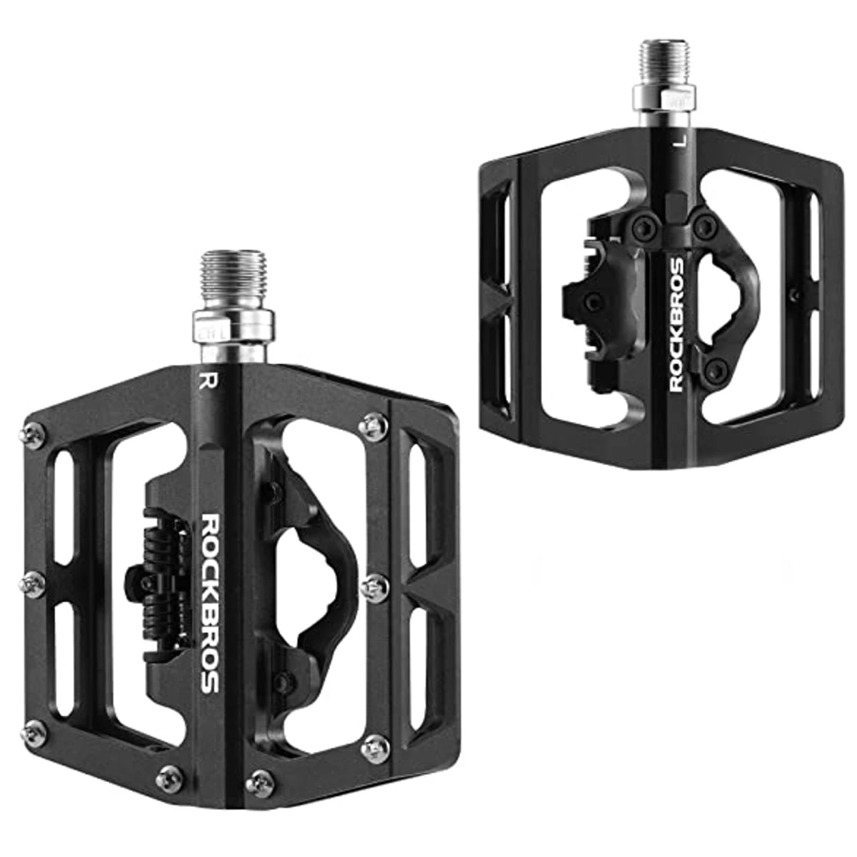 Rockbros - Pedales para Bicicleta - Picos Antideslizantes 