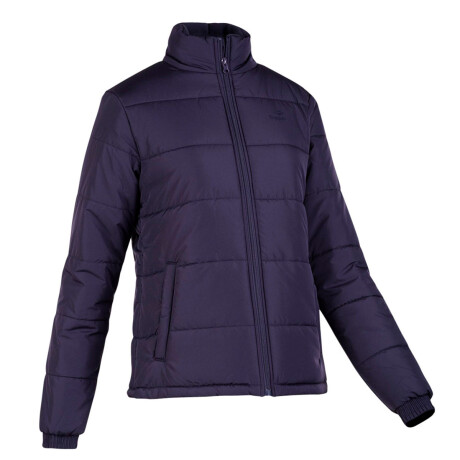 Campera Topper Abrigo Inflada Impermeable Para Dama Violeta