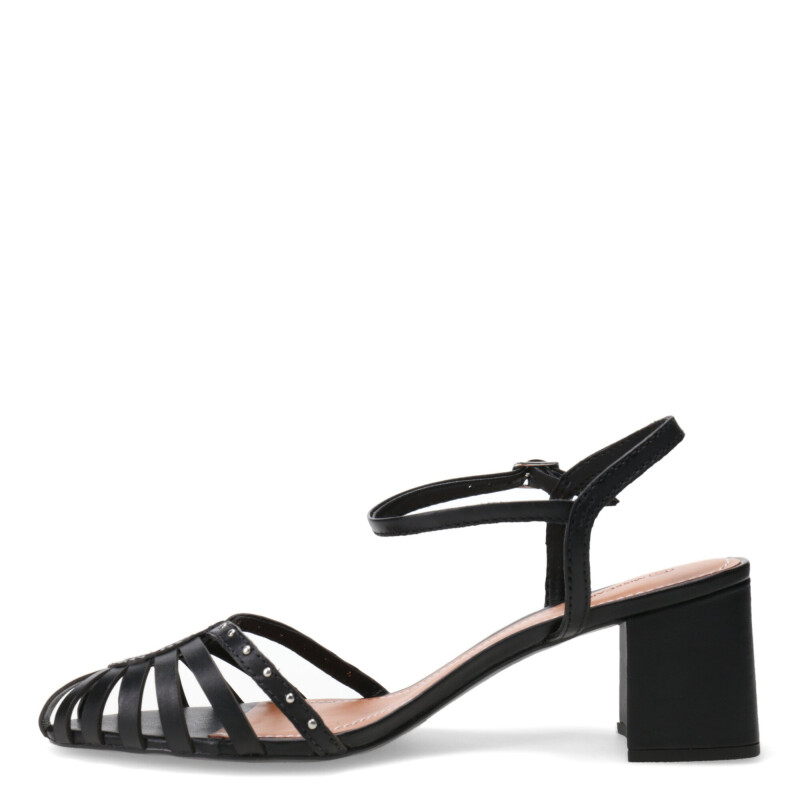 Sandalias de Mujer Miss Carol con Taco Negro