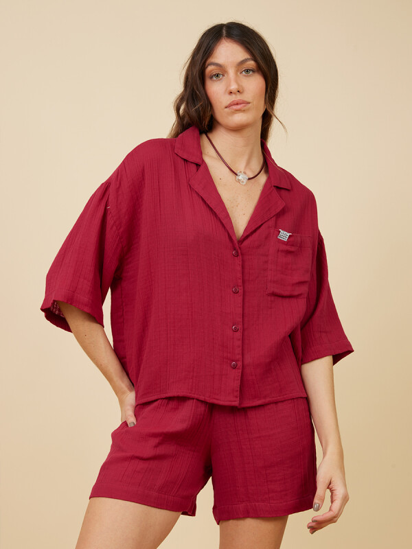 CAMISA FIAMMA RUSTY Berry