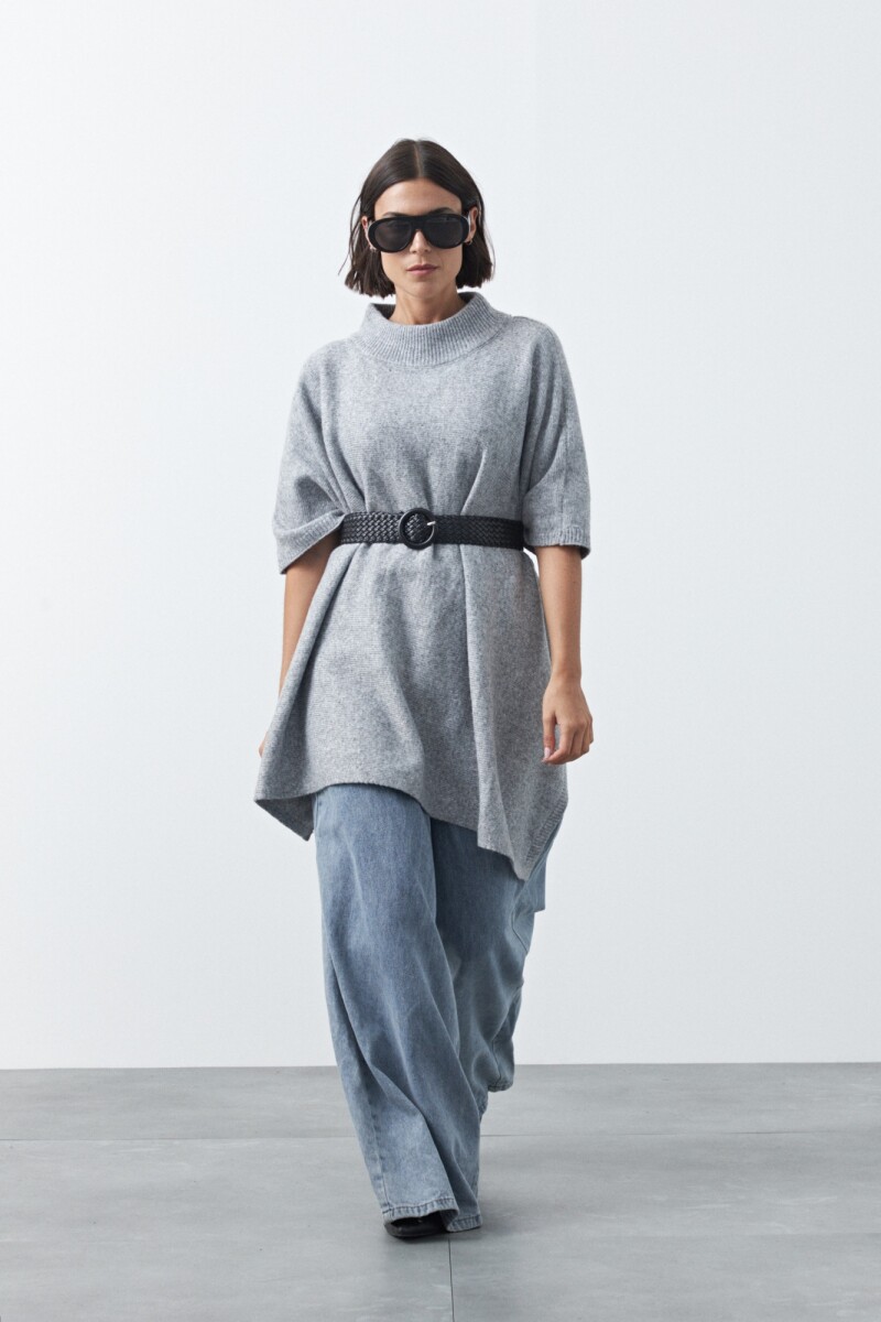 PONCHO DORIEL Gris Melange