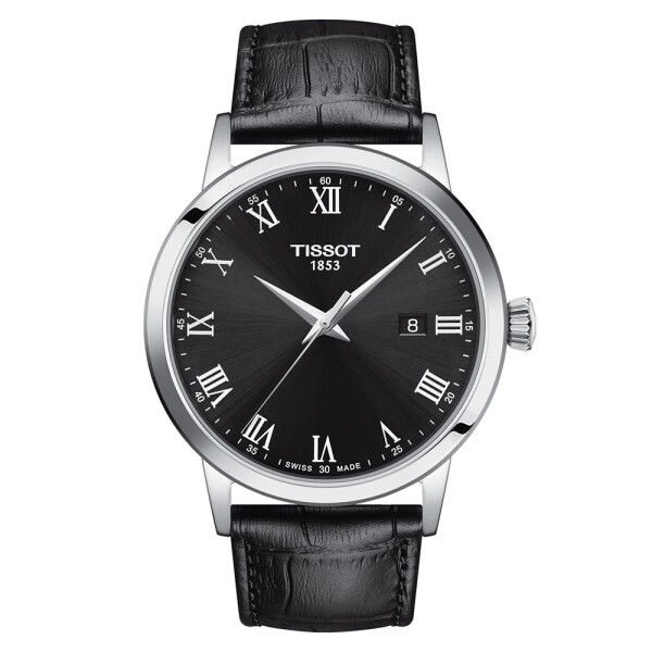 Reloj Tissot Classic Dream en acero con esfera y correa negra Reloj Tissot Classic Dream en acero con esfera y correa negra