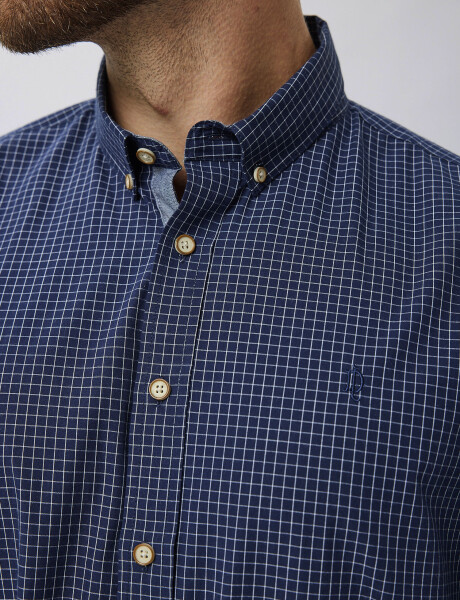 Camisa m/l cuadros navy Camisa m/l cuadros navy
