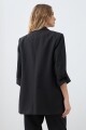 Blazer recto negro