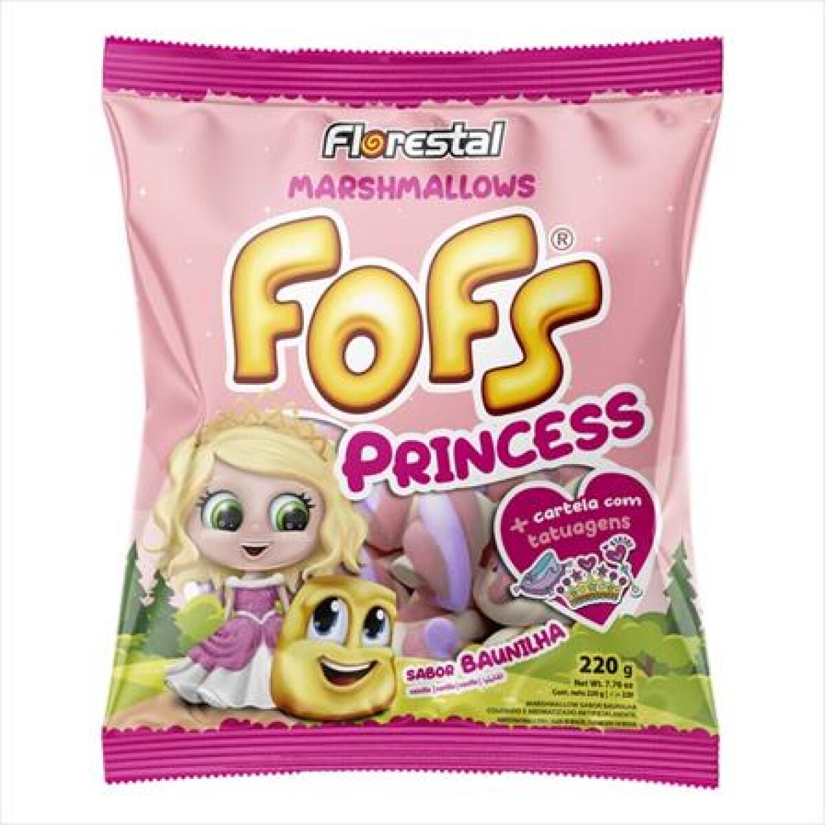Marshmallows FLORESTAL 220grs - Princesa 