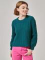 Sweater Eneldo Verde Azulado
