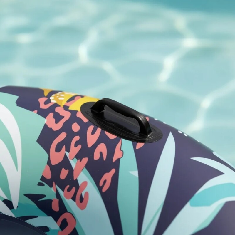 Flotador Redondo Adulto 120cm con Agarraderas – Comodidad y Seguridad en el Agua Azul