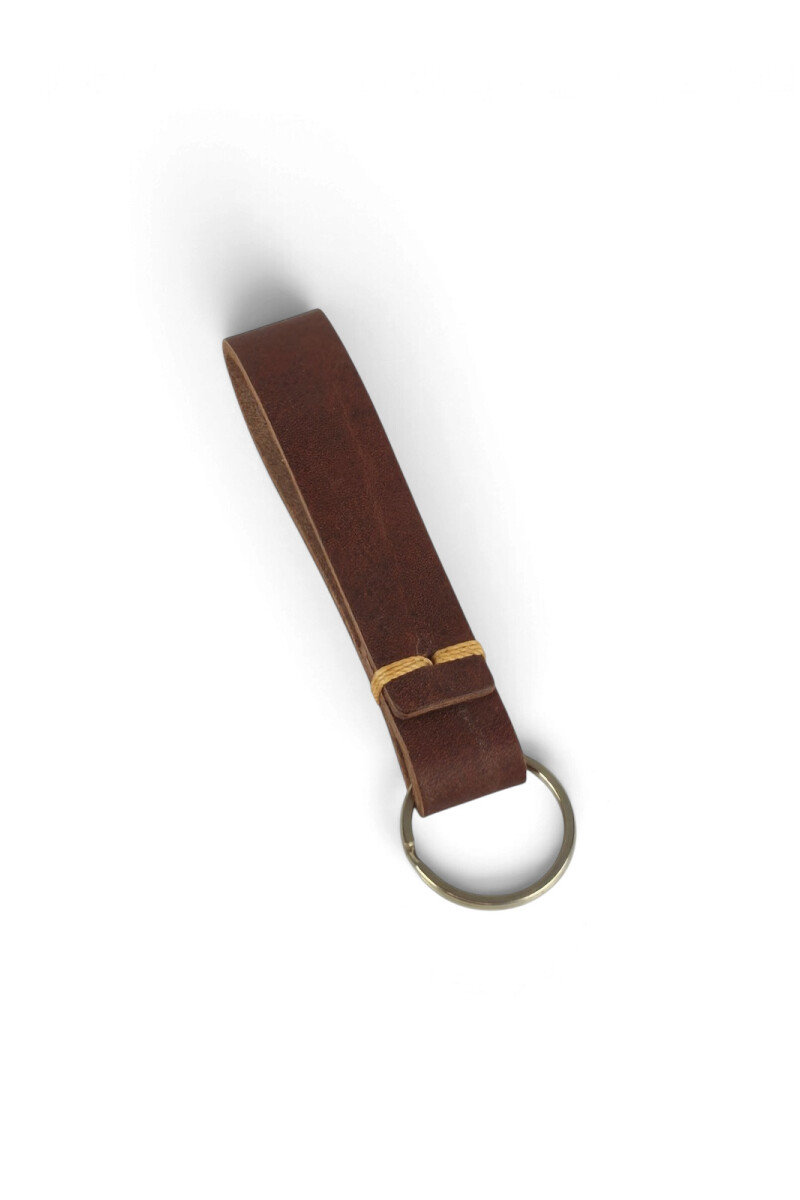 Llavero Minimalista de Cuero Genuino Llavero Minimalista de Cuero Genuino
