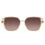Lentes de Sol Senhor Dos Aneis Cuadrado - Mujer Gradiente/Dorado