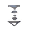 ELLEVE Receptaculo tapa inox satinado Vertex Elleve Receptaculo Tapa Inox Satinado Vertex