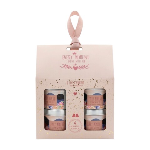 SET DE VELA AROMATICA EVERY MOMENT 4PZAS Unica