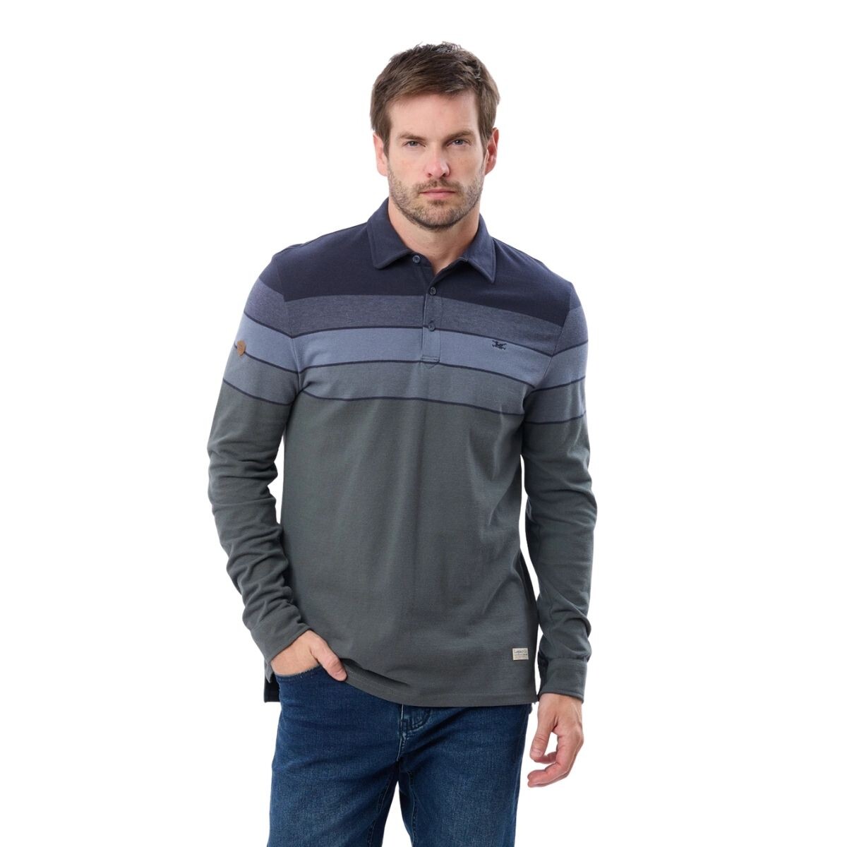 REMERA POLO XS-3XL - AZUL 