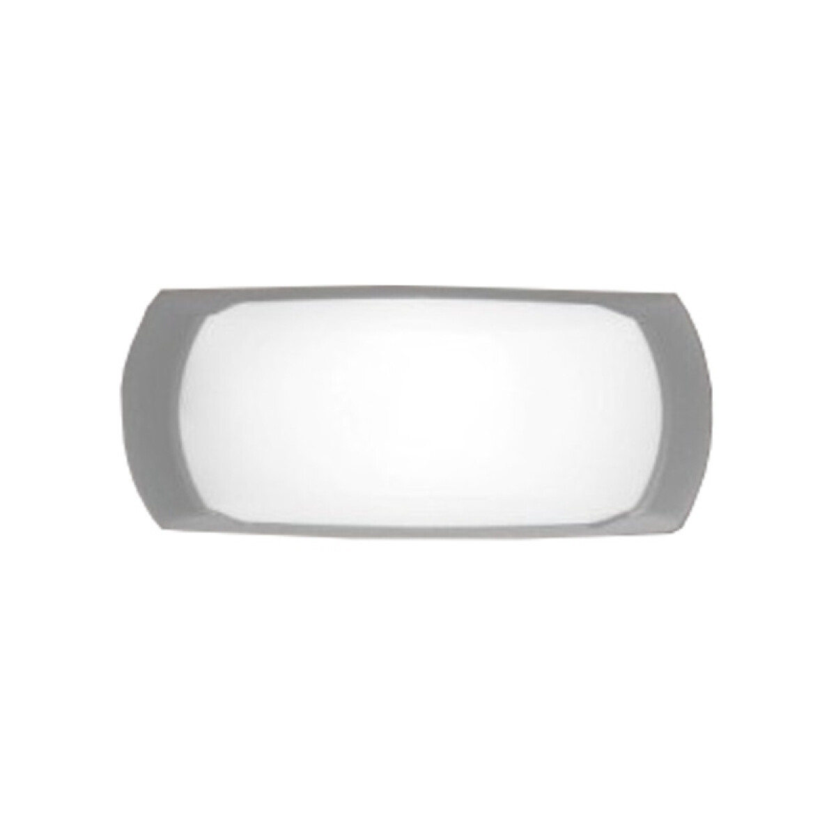 Aplique LED rectangular gris IP66 E27 FRANCY 2A1 - FL0388 