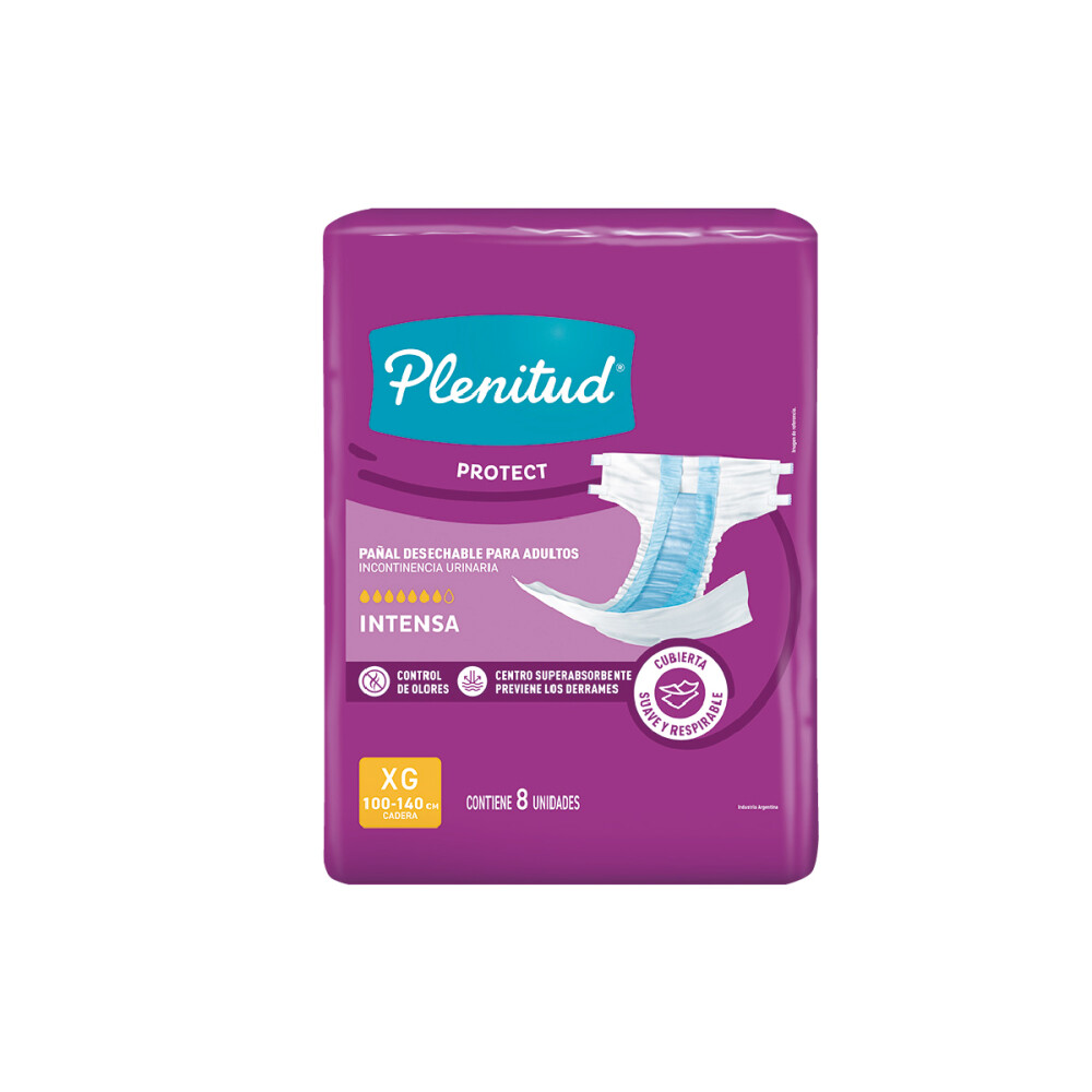 PLENITUD PROTECT XG PAQUETE X 8 UNIDADES única