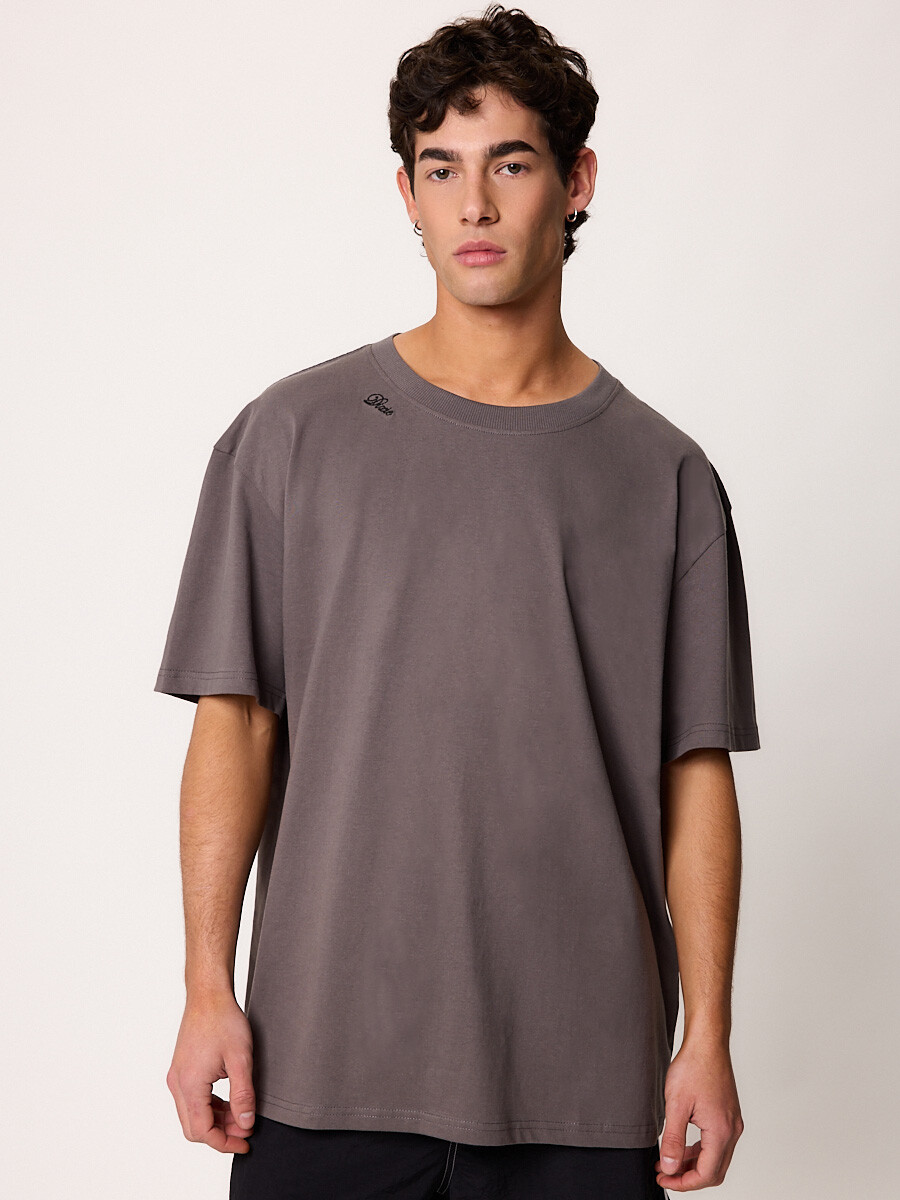 T-SHIRT M/C VIXEO DIXIE - Gris Piedra 