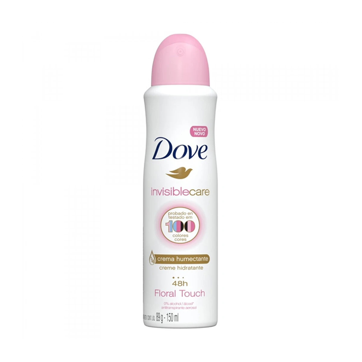 Desodorante DOVE en Aerosol 169ml Invisible Care 