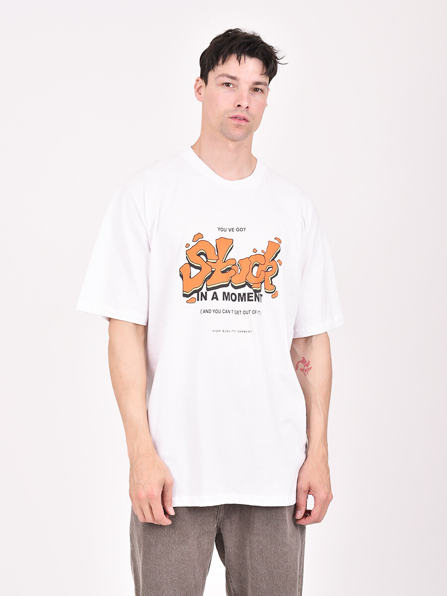 REMERA STUCK - BLANCO 
