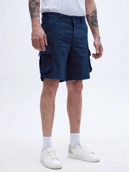 BERMUDA UNIFORM CARMELO AZUL