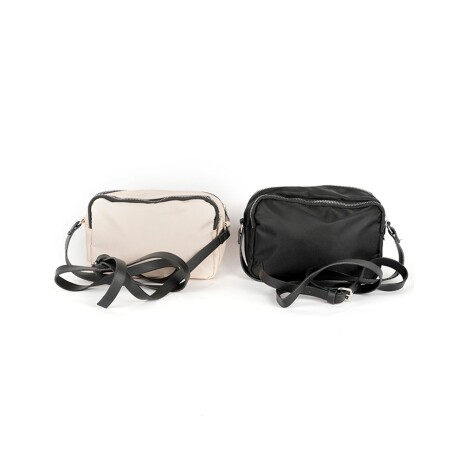Bandolera Canva modelo Canadá en nylon Beige
