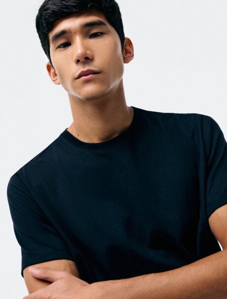 CAMISETA BÁSICA SUPER COTTON NEGRO