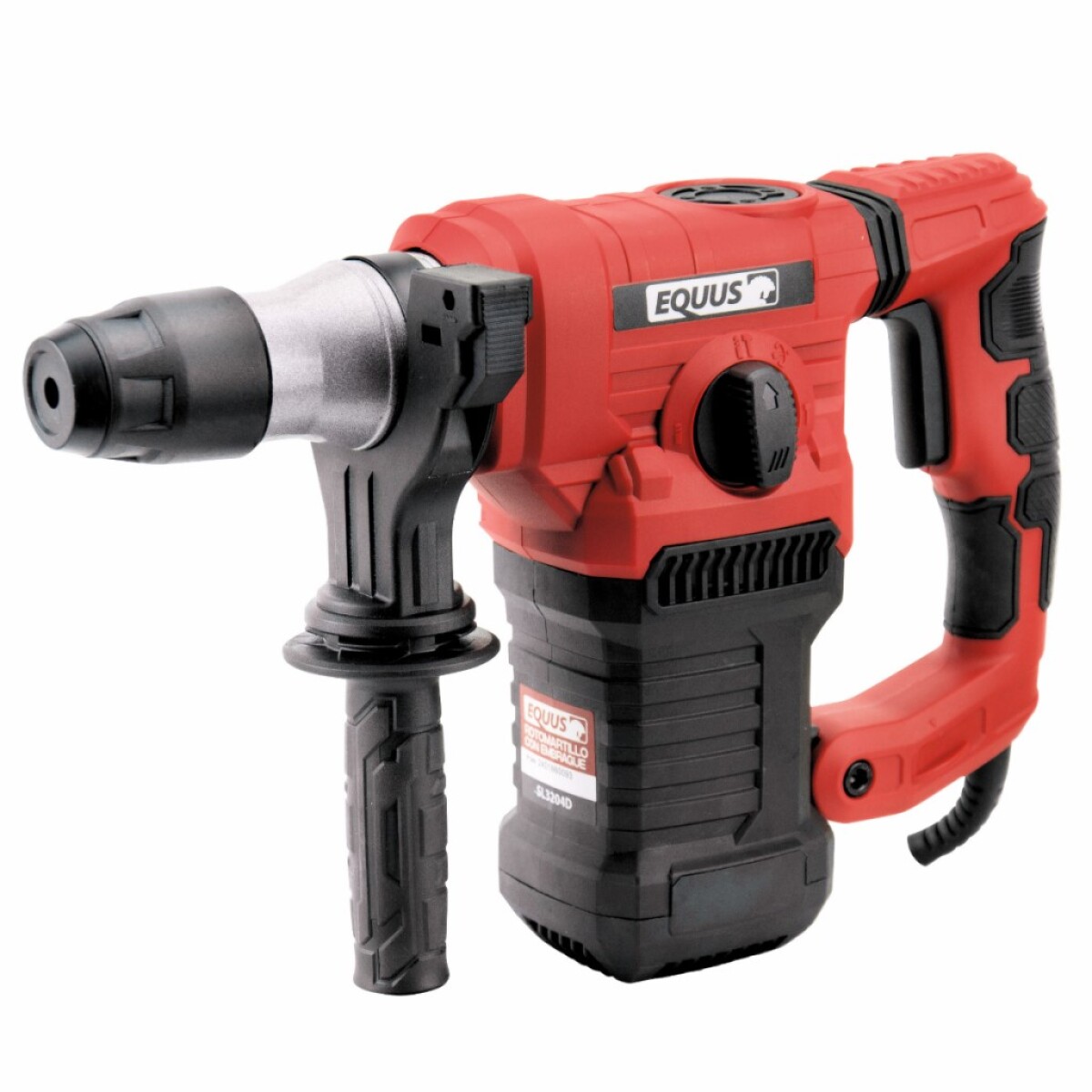 Rotomartillo con Embrague Equus SL3204D 1500W 5J - GRIS-ROJO 