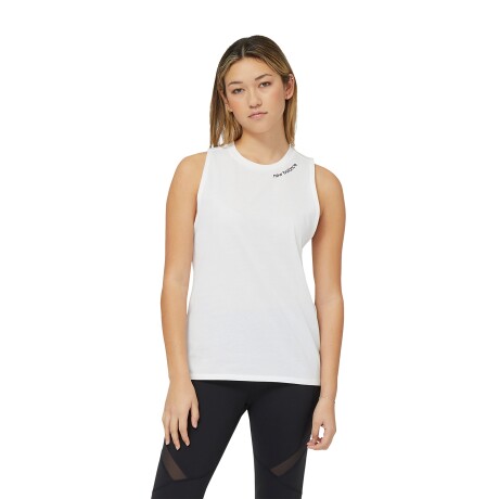 Musculosa New Balance de Dama - WT31192WT WHITE