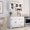 Bajo mesada 2 Puertas, 3 cajones - Linea Mexicana Blanco Bajo mesada 2 Puertas, 3 cajones - Linea Mexicana Blanco