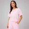 Polo Manga Corta Boxy Mujer Soft Pink