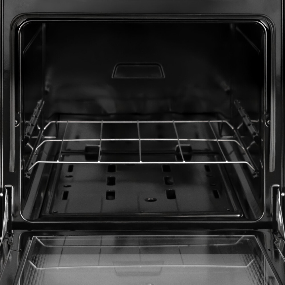 COCINA A GAS 4H 4-HORNALLAS NEGRO SMARTLIFE SL-KBR504B