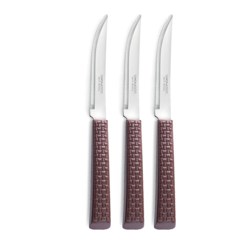 Set x 3 Cuchillo Mango Rattan Simonaggio U