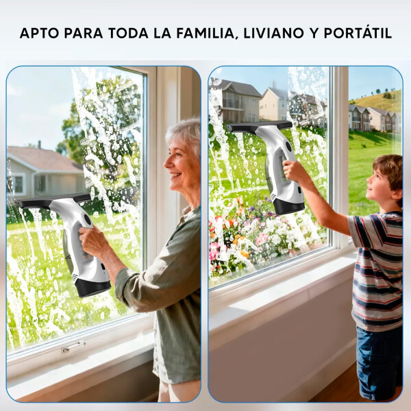 Limpiavidrios Inalámbrico Portátil Con Accesorios 3 En 1 LIMPIA VIDRIOS INALAMBRICO VAR1555