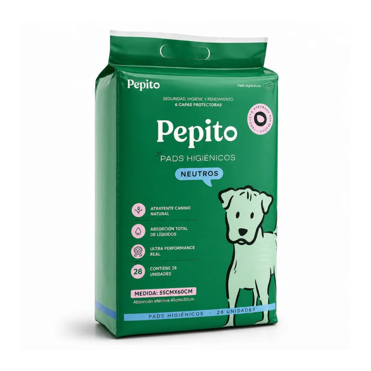 Pads Pepito 28 Unid 60x55 cm 