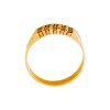 Anillo Barra-Oro bajo-Piedras zirconias-AN8025 conpiedra