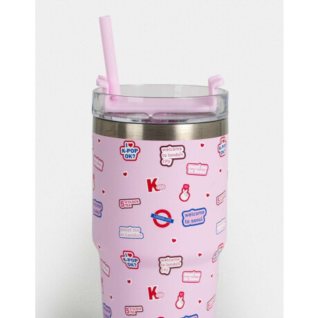 Vaso Térmico ''k Pop'' Combinacion Multicolor