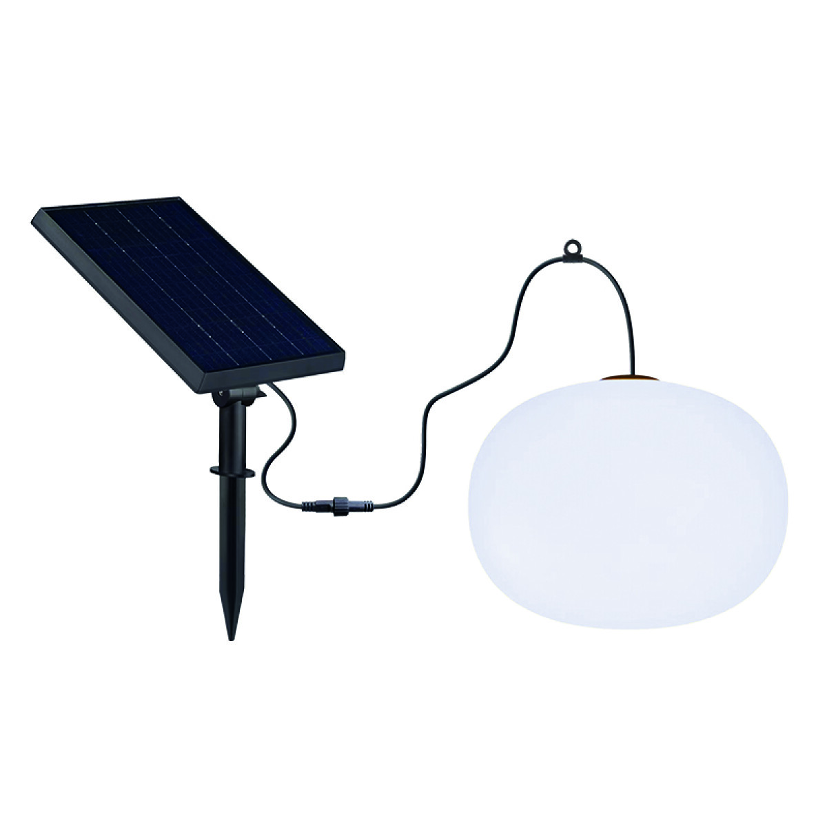 Lámpara colgante Globo + panel solar 2500K - IX3824 