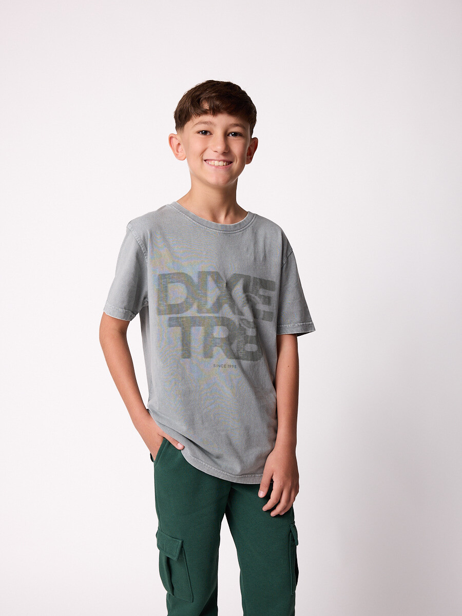 T-SHIRT JAWNI TEEN DIXIE Gris