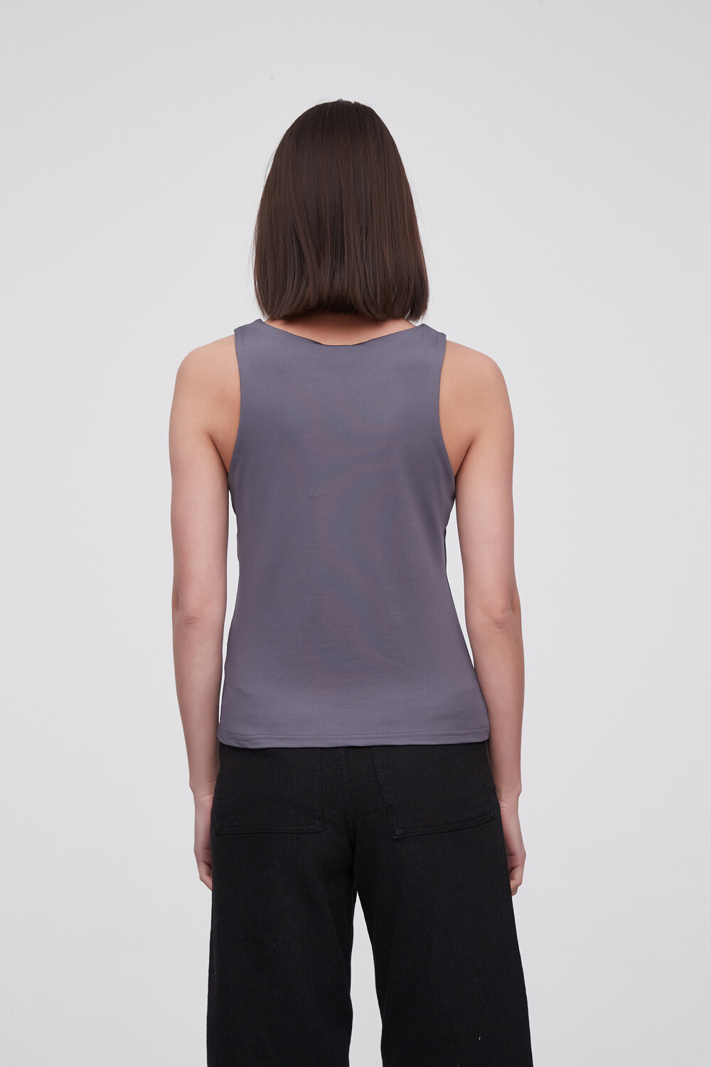 Musculosa Onesti Gris Oscuro