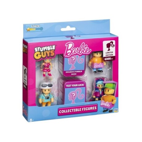 Pack x6 Figuras Barbie Stumble Guys PACK-2