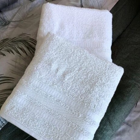 Toalla De Baño Para Rostro Algodón Sky 45 X 65 Cm White