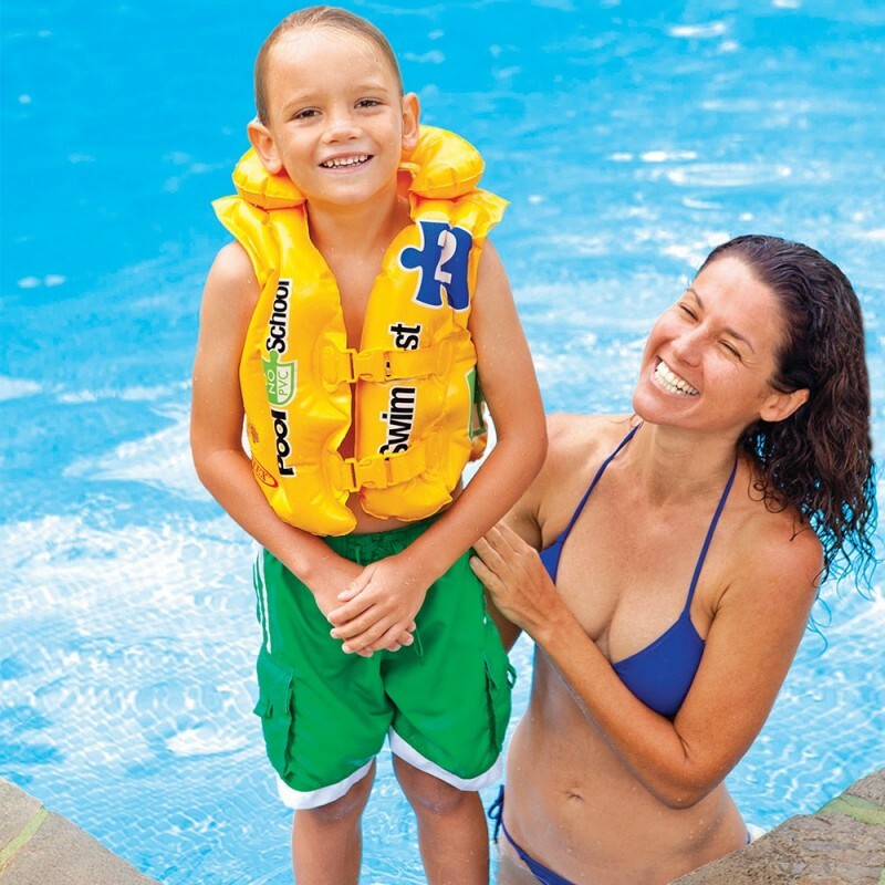 INTEX FLOTADOR CHALECO SALVAVIDAS INFLABLE NIÑOS Intex Flotador Chaleco Salvavidas Inflable Niños